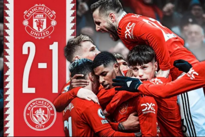 風(fēng)云突變！23年英超，B費(fèi)拉什福德連進(jìn)2球，曼聯(lián)2-1逆轉(zhuǎn)曼城