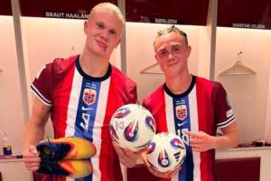 給你頂帽子戴戴??哈蘭德將點球讓給替補登場隊友 幫助他打入3球