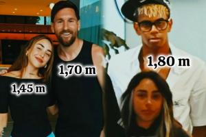 身高差36厘米！亞馬爾1年長(zhǎng)高10cm至1米81，女友身高僅1米45