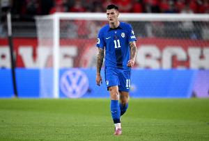 何時開胡？舍什科7650萬加盟曼聯(lián)，俱樂部0球+國家隊180分鐘1射正