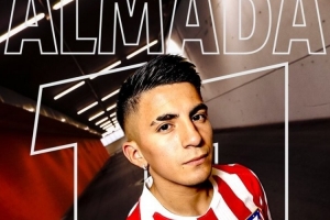 馬競(jìng)官方：新援阿爾馬達(dá)在阿根廷隊(duì)右腿肌肉受傷，恢復(fù)時(shí)間待定