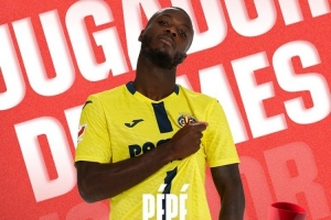 3場2球1助攻，官方：比利亞雷亞爾邊鋒佩佩當(dāng)選西甲8月最佳球員