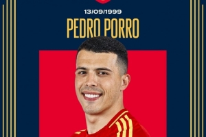 西班牙隊(duì)祝波羅26歲生日快樂，球員為國家隊(duì)出戰(zhàn)12場(chǎng)貢獻(xiàn)2助