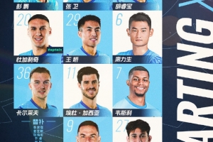 ??深圳新鵬城客戰(zhàn)大連英博海發(fā)首發(fā)陣容出爐！