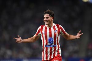 阿爾瓦雷斯2025年西甲主場(chǎng)參與10粒進(jìn)球，僅少于姆巴佩、布迪米爾