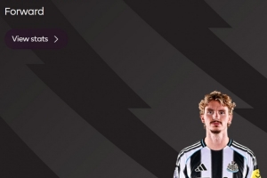 首秀建功，英超官方：沃爾特馬德當選紐卡1-0狼隊全場最佳球員