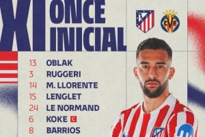 馬競(jìng)vs黃潛首發(fā)：格列茲曼、阿爾瓦雷斯先發(fā)，佩佩、托馬斯出戰(zhàn)