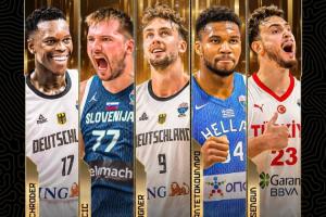 歐錦賽最佳陣容：施羅德、東契奇、小瓦格納、字母哥、申京