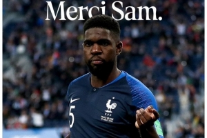 烏姆蒂蒂退役，比利時后衛(wèi)穆尼耶調(diào)侃：我們再也不用擔(dān)心了??