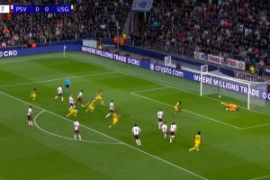 本賽季歐冠首球誕生！新軍圣吉羅斯通過點(diǎn)球破門，1-0埃因霍溫！