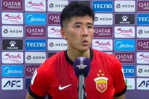 李圣龍：對(duì)手最后一傳一射處理得比我們更好一點(diǎn)，我們沒抓住機(jī)會(huì)