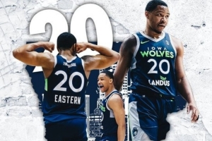 Exhibit?10合同！森林狼官方：球隊(duì)簽下后衛(wèi)諾杰爾-伊斯特恩