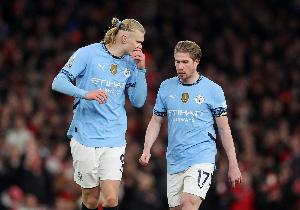 歐足聯(lián)預測曼城vs那不勒斯首發(fā)：哈蘭德領銜，德布勞內戰(zhàn)舊主