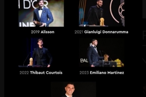 今年誰獲獎？官方回顧歷屆雅辛獎：大馬丁兩連莊，首屆得主阿利森