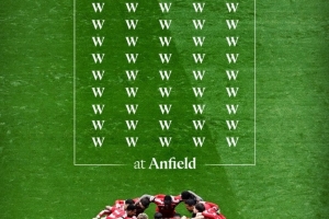 碾壓！在安菲爾德，利物浦聯(lián)賽面對埃弗頓取得第50場勝利