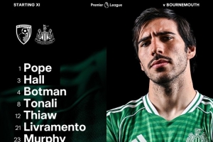 伯恩茅斯vs紐卡首發(fā)：A-希門(mén)尼斯、沃爾特馬德、托納利在列