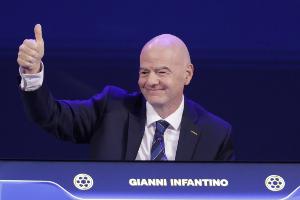 詹?。壕W(wǎng)球比賽有外卡 國際足聯(lián)針對世界杯是否考慮借鑒此設(shè)定?