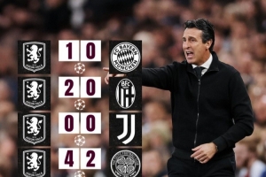 ???魔鬼主場！維拉近7個歐戰(zhàn)主場不敗，贏拜仁、巴黎，平尤文