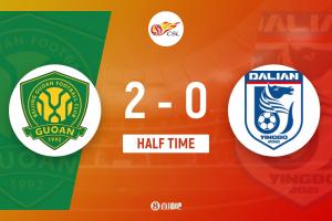 半場：國安2-0英博，塞鳥傳射+一條龍，法比奧建功張稀哲靈性漏球