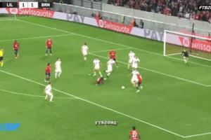 還有油！38歲吉魯精彩頭球力壓防守球員進(jìn)球，里爾歐聯(lián)杯開門紅