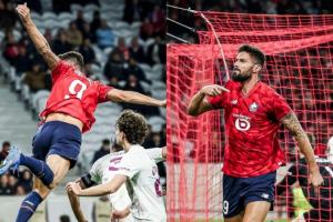 飛翔的大吉魯??吉魯高高躍起頭球制勝，近39歲高齡回歐洲5場3球