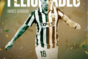 貝蒂斯官推曬照祝名宿瓜爾達(dá)多39歲生日快樂，曾效力7年之久