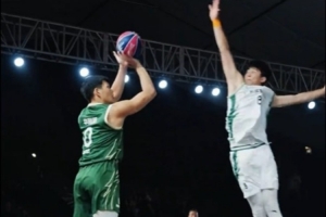 超三聯(lián)賽：哥們，打排球來的吧？來看廣東寶安生涯周嘉豪大帽！