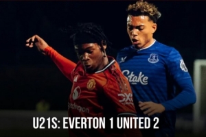 6戰(zhàn)全勝領(lǐng)跑！曼聯(lián)U21隊(duì)2-1埃弗頓U21，弗萊徹之子首開記錄