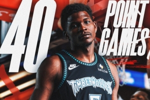 華子24歲前已經(jīng)拿到19次40+得分！排名現(xiàn)役第一 第二名才9次