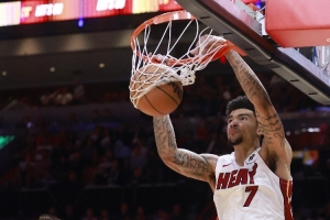 對陣馬刺砍下29+12！記者：熱火準(zhǔn)備讓韋爾與阿德巴約搭檔首發(fā)