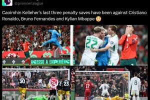 全是硬茬！凱萊赫最近3次撲點(diǎn)對(duì)手：C羅、B費(fèi)、姆巴佩