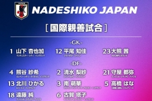 將戰(zhàn)意大利和挪威，日本女足名單：長谷川唯領銜，20人海外留洋