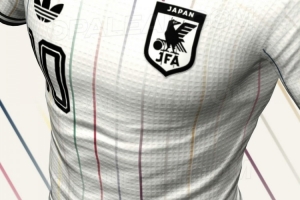 日本隊(duì)2026世界杯客場(chǎng)球衣曝光，多彩條紋寓意深遠(yuǎn)