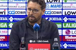 登場1分鐘直紅！赫塔費(fèi)教練：恩約姆紅牌后維尼修斯和我說換得好