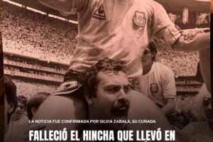 著名球迷塞哈斯去世，86年世界杯他和馬拉多納的合影已成經(jīng)典瞬間