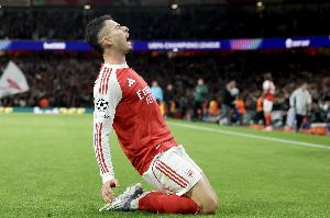 馬丁內(nèi)利：我的目標(biāo)是幫助槍手取得勝利，同時(shí)也為國家隊(duì)做出貢獻(xiàn)