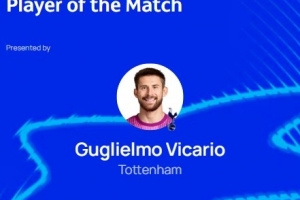 9次撲救力保球門(mén)不失，官方：維卡里奧當(dāng)選熱刺0-0摩納哥全場(chǎng)最佳