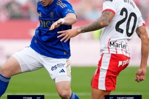 瘋狂！皇家?jiàn)W維耶多97分鐘讀秒絕平3-3赫羅納，單場(chǎng)三粒點(diǎn)球