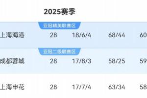 徹底白熱化！中超還剩2輪，正數(shù)3名、倒數(shù)3名之間均1分之差