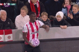 布倫特福德上賽季以來(lái)通過(guò)界外球進(jìn)8球，多于其他英超球隊(duì)的兩倍