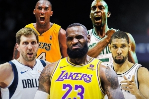 總出場時間最多的九位超巨！老詹第1 科比第4 司機&鄧肯&狼王上榜