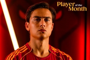 5場(chǎng)2球1助攻，官方：迪巴拉當(dāng)選羅馬10月隊(duì)內(nèi)最佳球員