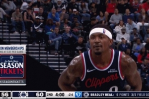 這是啥情況？比爾生涯罰球命中率82.2% 但本次兩罰都不中...