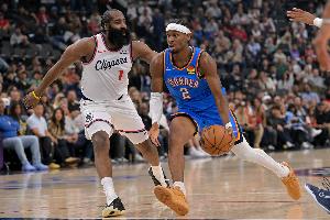 不僅強(qiáng)在SGA！雷霆4把大鎖消耗哈登  深度和均衡性目前自成一檔？