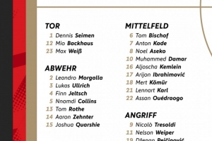 德國U21新一期名單：倫納特-卡爾、比朔夫、小伊布在列