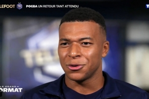 姆巴佩：我與博格巴經(jīng)常聯(lián)系，希望他能夠重拾巔峰狀態(tài)