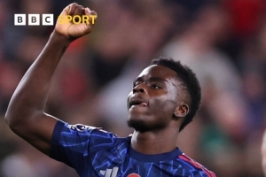 薩卡客戰(zhàn)桑德蘭破門，19個(gè)月以來(lái)首次在倫敦之外的英超比賽進(jìn)球