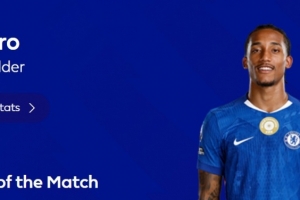 1進(jìn)球+2關(guān)鍵傳球，英超官方：若昂-佩德羅當(dāng)選切爾西3-0狼隊(duì)最佳