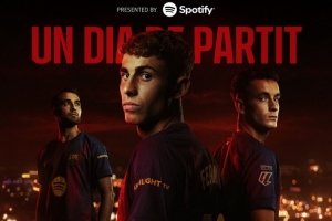 劍指三分！巴薩對陣塞爾塔海報：費爾明、加西亞、卡薩多出鏡