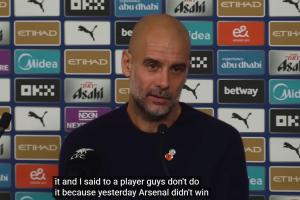 瓜帥：阿森納終于丟分？我告訴球員不要因為阿森納沒贏才全力以赴